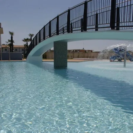 Elegant Pool-front Flat With Fenced Garden Bibione